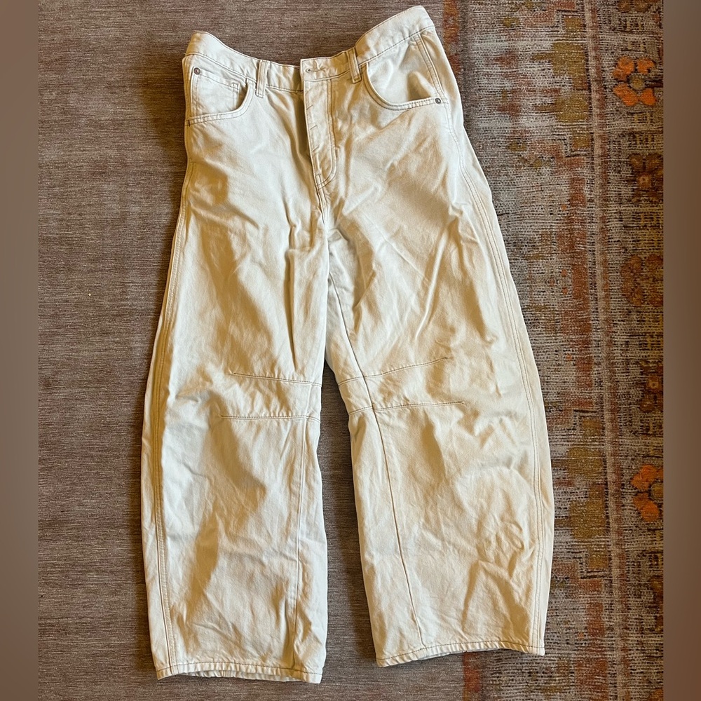 Free People Barrel Jeans